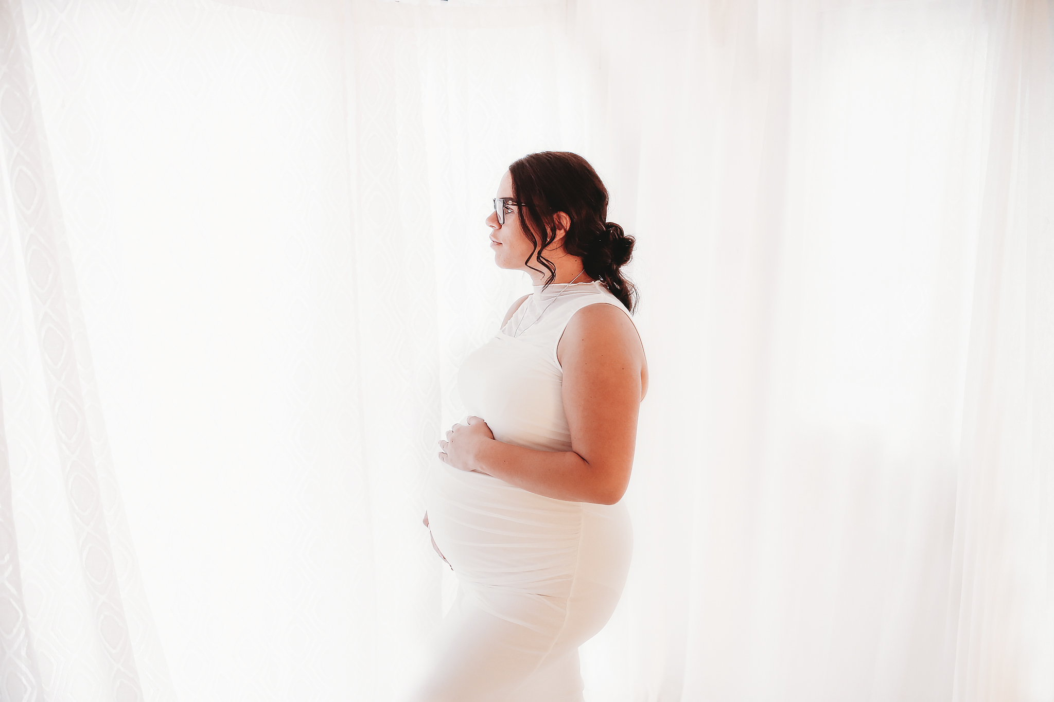 Maternity photography Cheshire — bump portrait session Ellesmere Port