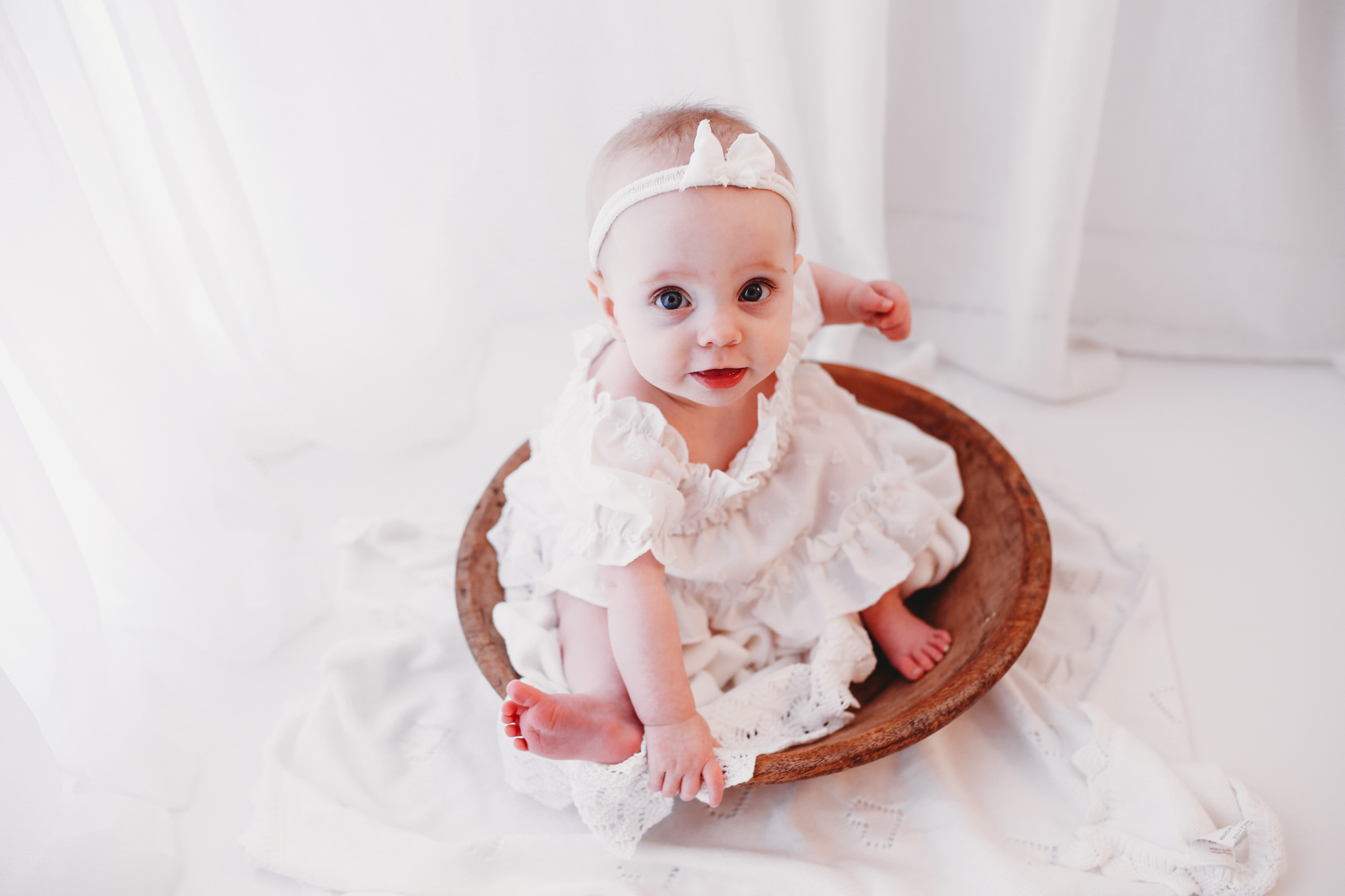 Sitter session baby photography Cheshire — older baby studio portraits
